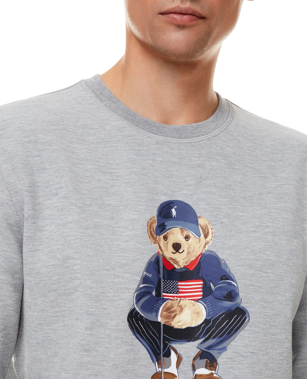 Свитшот Polo Ralph Lauren 781795244001, серый цвет • Купить в интернет-магазине Kameron
