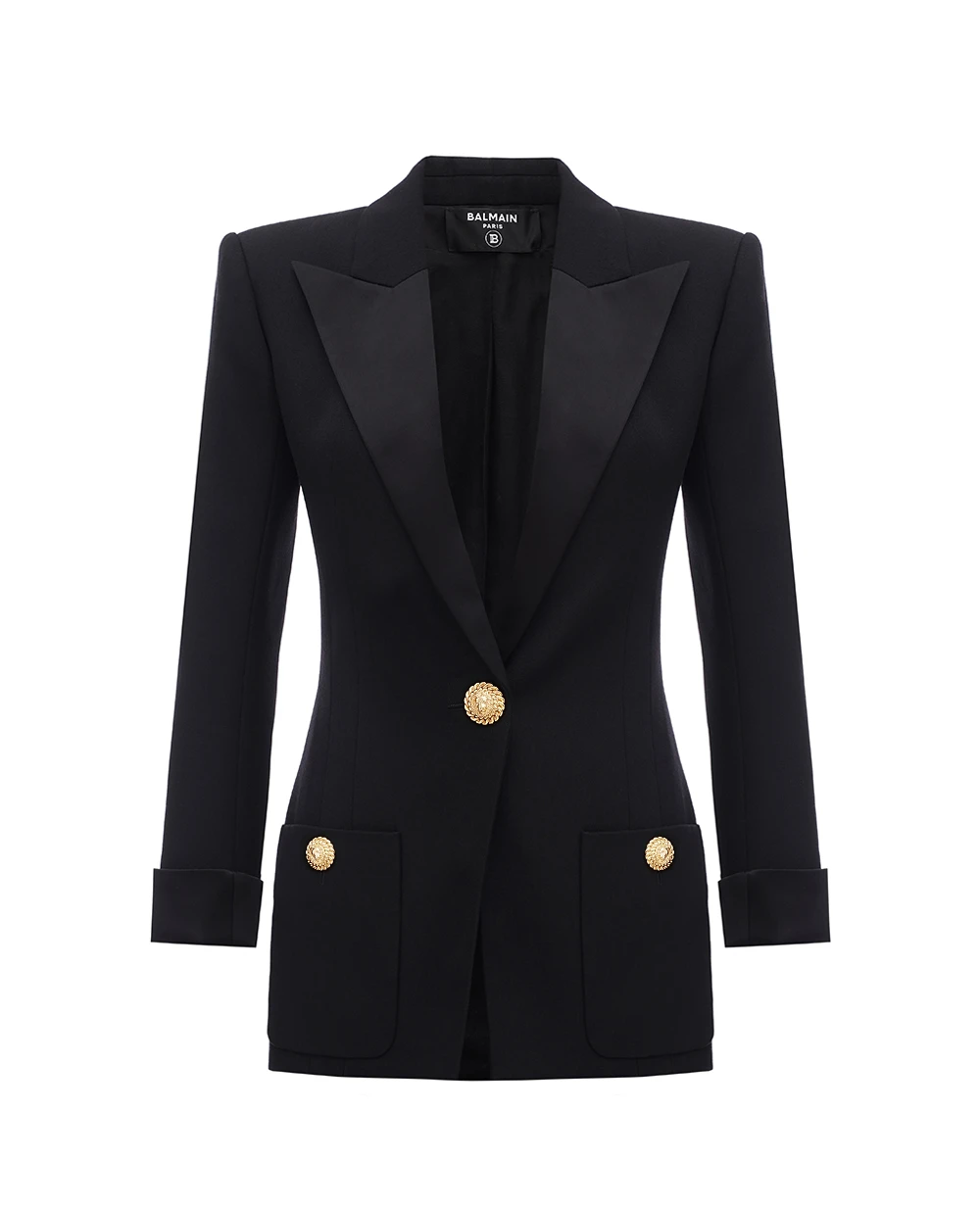 Жакет Balmain DF1SE095ME54, черный цвет • Купить в интернет-магазине Kameron