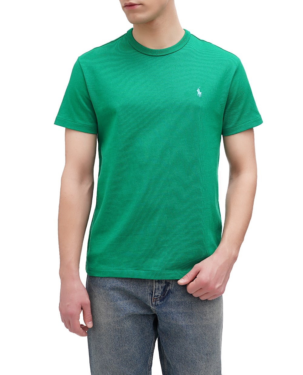 Футболка Polo Ralph Lauren 710811284036, зеленый цвет • Купить в интернет-магазине Kameron