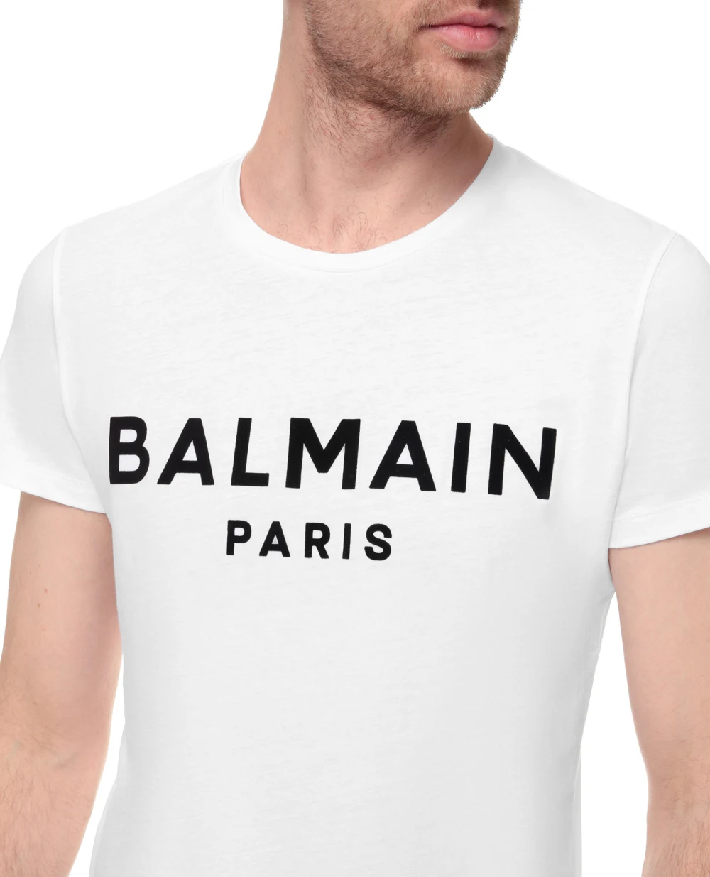 Футболка Balmain VH1EF000B043, белый цвет • Купить в интернет-магазине Kameron