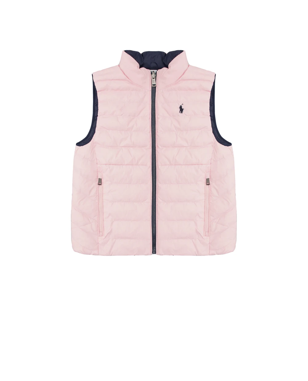 Детский двусторонний жилет Polo Ralph Lauren Kids 323875513004, розовый цвет • Купить в интернет-магазине Kameron