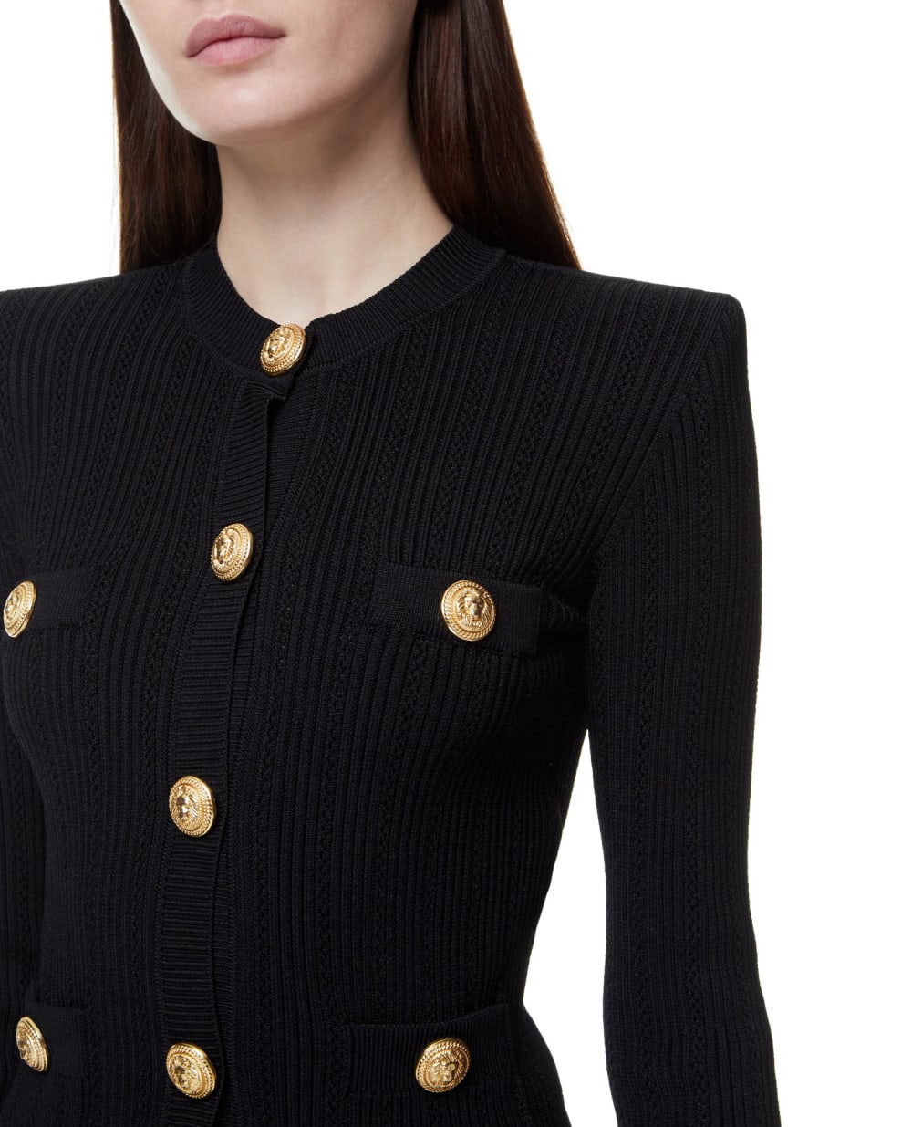Кардиган Balmain XF1KL005KB39, черный цвет • Купить в интернет-магазине Kameron