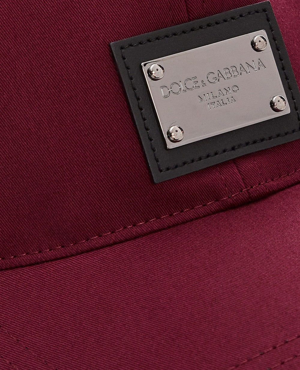 Бейсболка Dolce&Gabbana GH590A-GF421-S, бордовый цвет • Купить в интернет-магазине Kameron