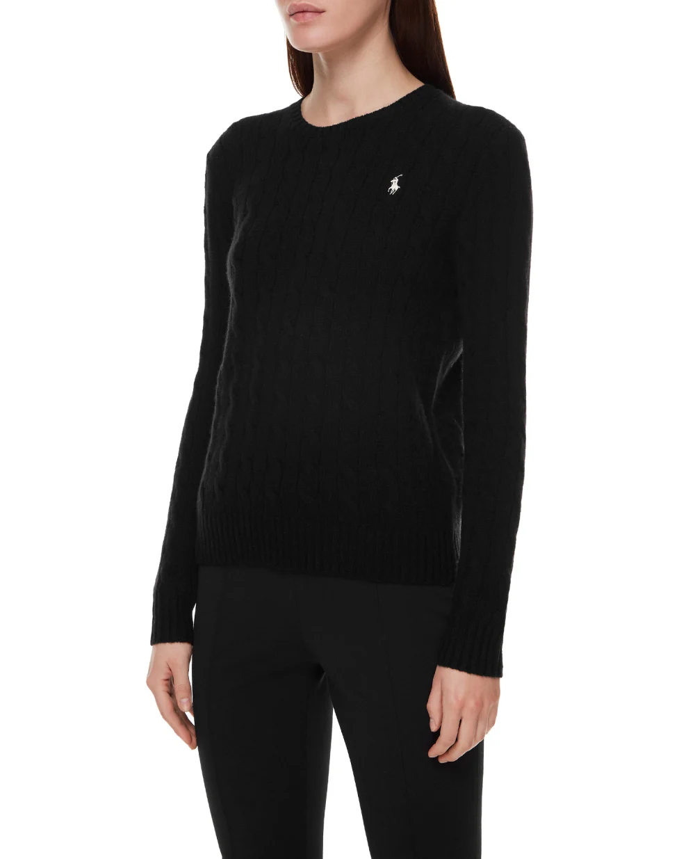 Шерстяной джемпер Polo Ralph Lauren 211525764002, черный цвет • Купить в интернет-магазине Kameron