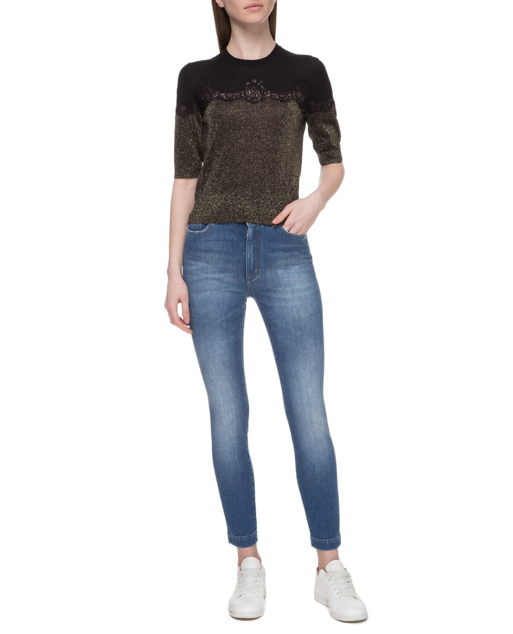 Джинсы Audrey Dolce&Gabbana FTAH6D-G899O, синий цвет • Купить в интернет-магазине Kameron