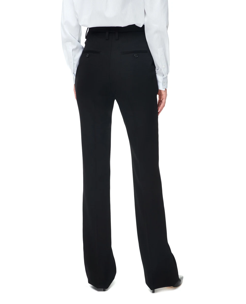 Шерстяные брюки Saint Laurent 698286-Y3D16, черный цвет • Купить в интернет-магазине Kameron