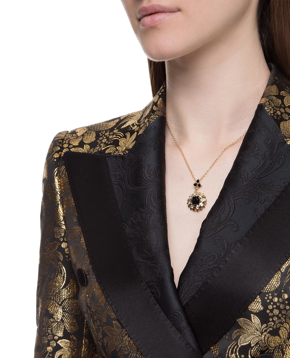 Жаккардовый жакет Turlington Dolce&Gabbana F29DIT-HJMG8, разноцветный цвет • Купить в интернет-магазине Kameron