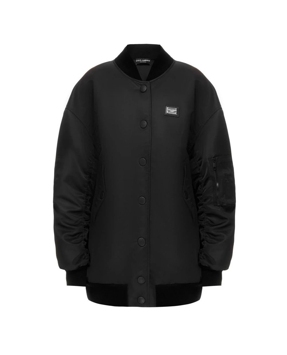 Бомбер Dolce&Gabbana F9M37T-HUM01, черный цвет • Купить в интернет-магазине Kameron