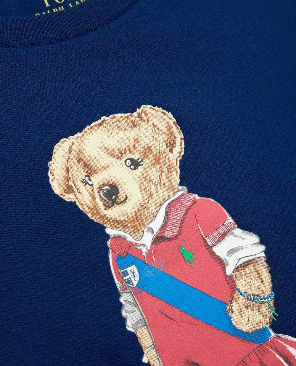 Детское платье Polo Bear Polo Ralph Lauren Kids 312837200001, темно-синий цвет • Купить в интернет-магазине Kameron