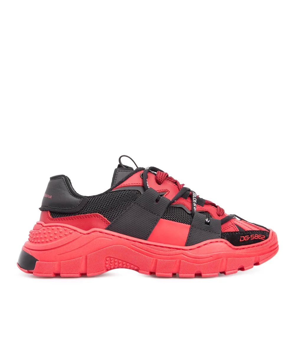 Кроссовки   Dolce&Gabbana Kids DA5037-AQ716-S, красный цвет • Купить в интернет-магазине Kameron