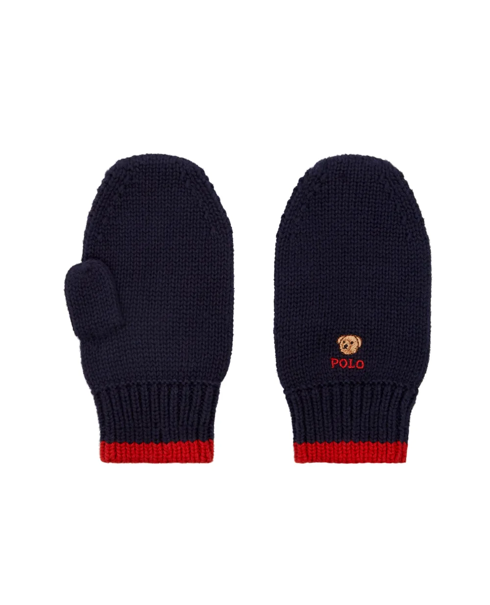 Рукавицы Polo Ralph Lauren Kids 321817524001, синий цвет • Купить в интернет-магазине Kameron