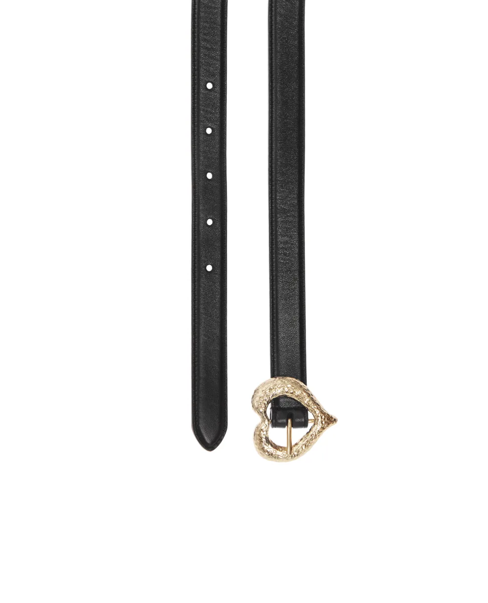 Кожаный ремень Saint Laurent 640578-DSF0J, черный цвет • Купить в интернет-магазине Kameron