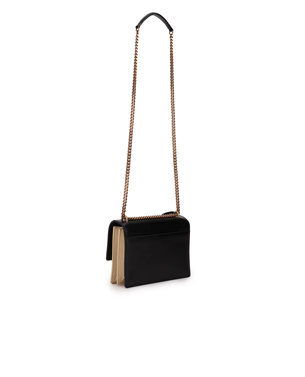 Кожаная сумка Sunset Saint Laurent 442906-D42EW, черный цвет • Купить в интернет-магазине Kameron