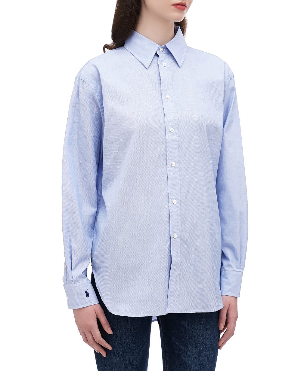 Рубашка Polo Ralph Lauren 211891423001, голубой цвет • Купить в интернет-магазине Kameron