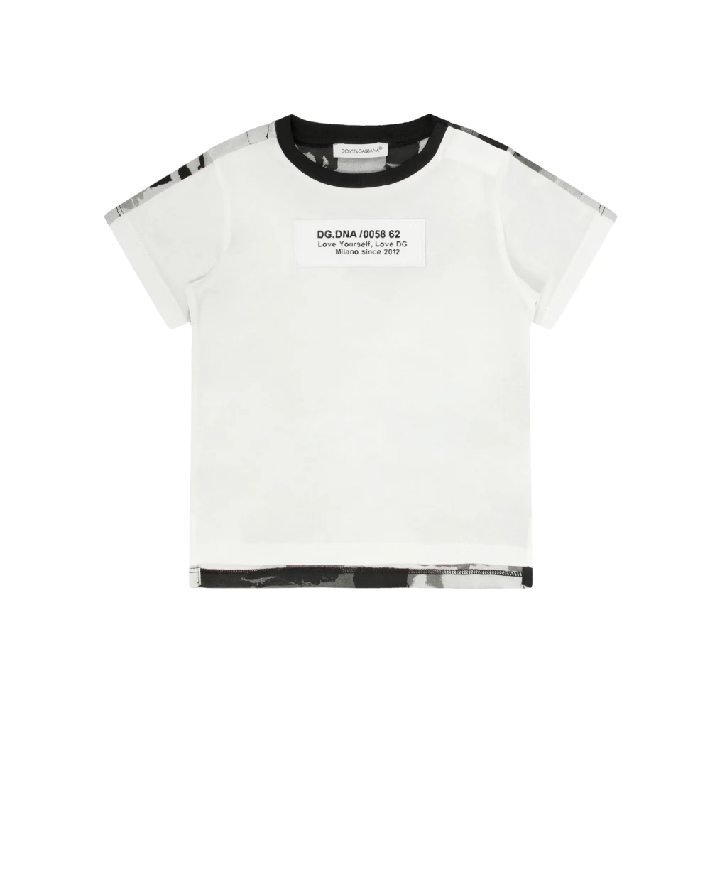 Футболка Dolce&Gabbana Kids L4JTDA-G7YKQ-S, разноцветный цвет • Купить в интернет-магазине Kameron