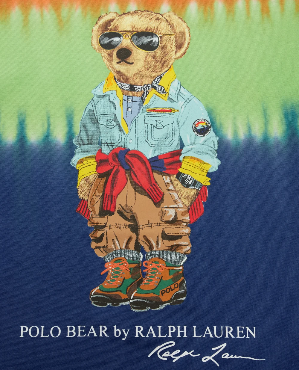 Детская футболка Polo Bear Polo Ralph Lauren Kids 321892363001, синий цвет • Купить в интернет-магазине Kameron