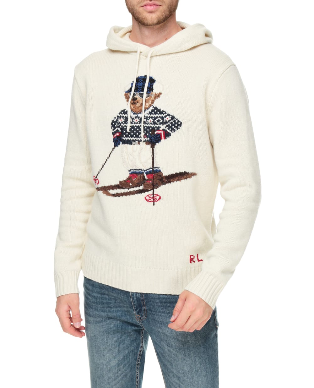 Шерстяное худи Polo Ralph Lauren 710853787001, бежевый цвет • Купить в интернет-магазине Kameron