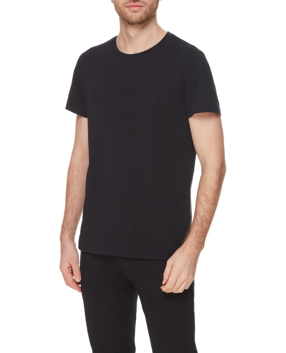 Футболка Balmain XH1EF000BB20, черный цвет • Купить в интернет-магазине Kameron