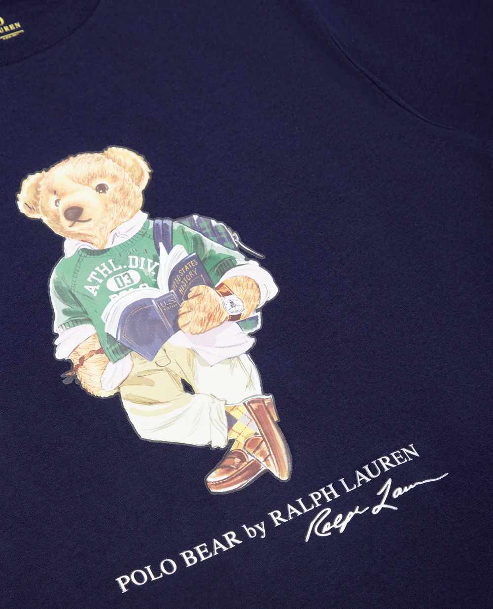 Детская футболка Polo Bear Polo Ralph Lauren Kids 321853828004, синий цвет • Купить в интернет-магазине Kameron