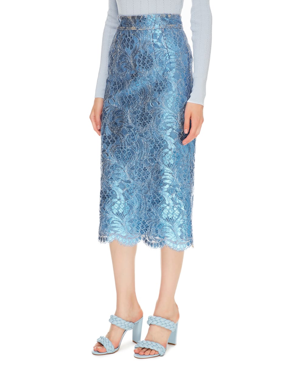 Юбка Dolce&Gabbana F4B7IT-HLM4T, голубой цвет • Купить в интернет-магазине Kameron
