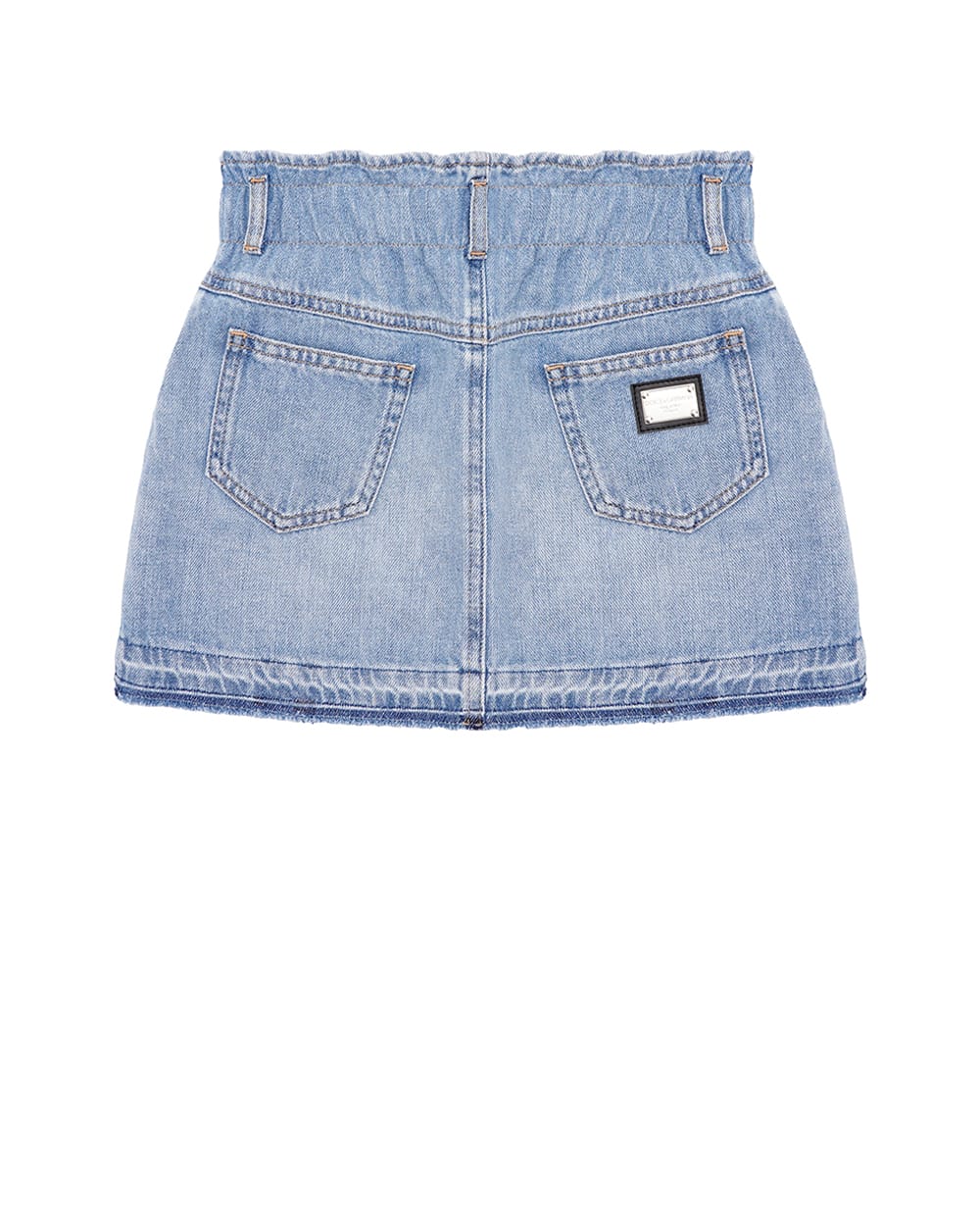 Дитяча спідниця Dolce&Gabbana Kids L55I22-LDC52-S, блакитний колір • Купити в інтернет-магазині Kameron