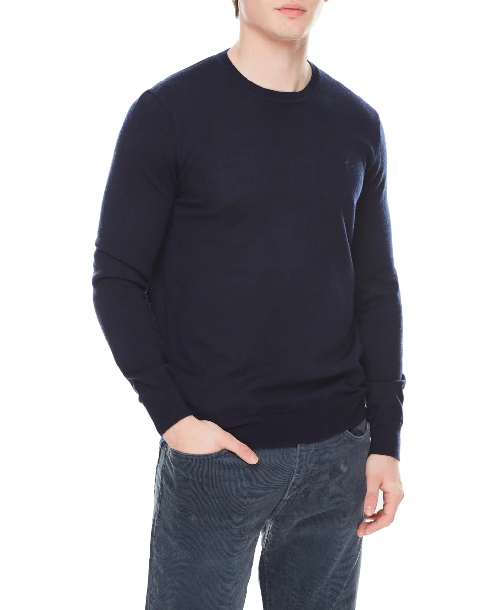 Шерстяной джемпер Polo Ralph Lauren 710876846003, синий цвет • Купить в интернет-магазине Kameron