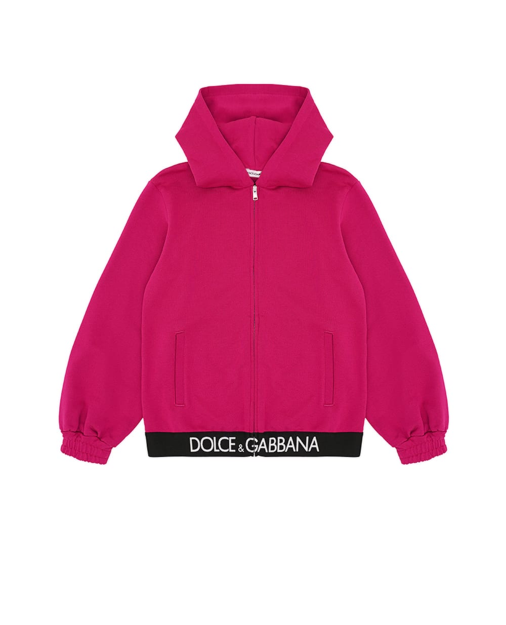 Детская толстовка (костюм) Dolce&Gabbana Kids L5JW7E-G7E3Z-B, фуксия цвет • Купить в интернет-магазине Kameron