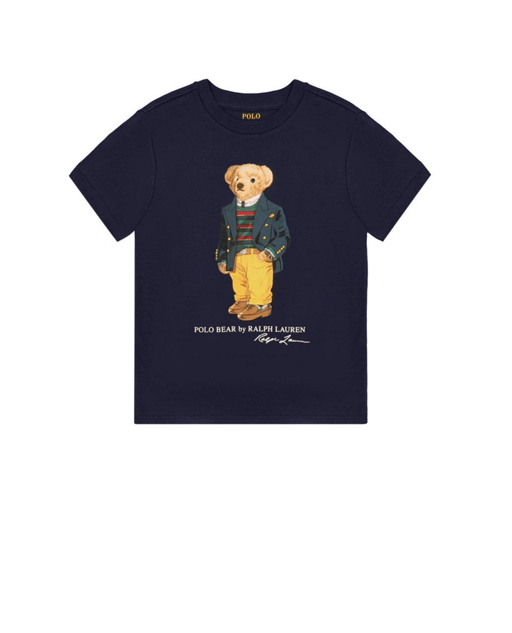 Детская футболка Polo Bear Polo Ralph Lauren Kids 323853828004, синий цвет • Купить в интернет-магазине Kameron