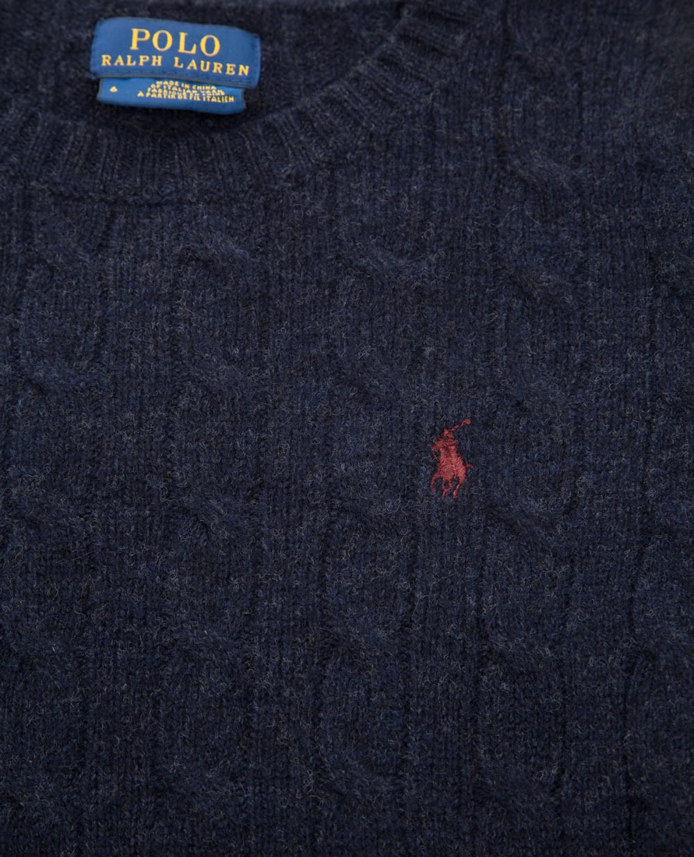 Шерстяной свитер Polo Ralph Lauren Kids 322702589008, синий цвет • Купить в интернет-магазине Kameron