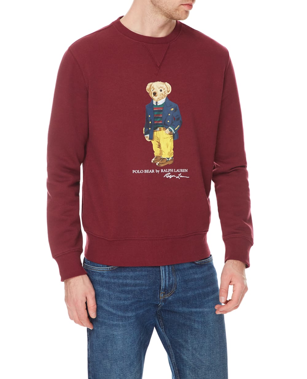 Свитшот Polo Bear Polo Ralph Lauren 710853308004, бордовый цвет • Купить в интернет-магазине Kameron