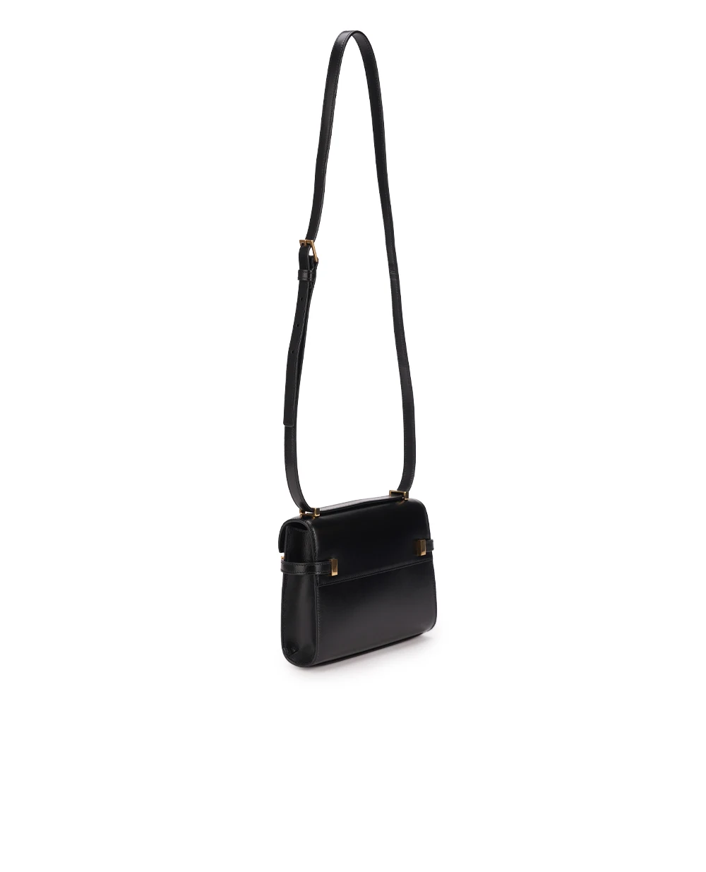 Кожаная сумка Manhattan Mini Saint Laurent 727766-0SX0W, черный цвет • Купить в интернет-магазине Kameron