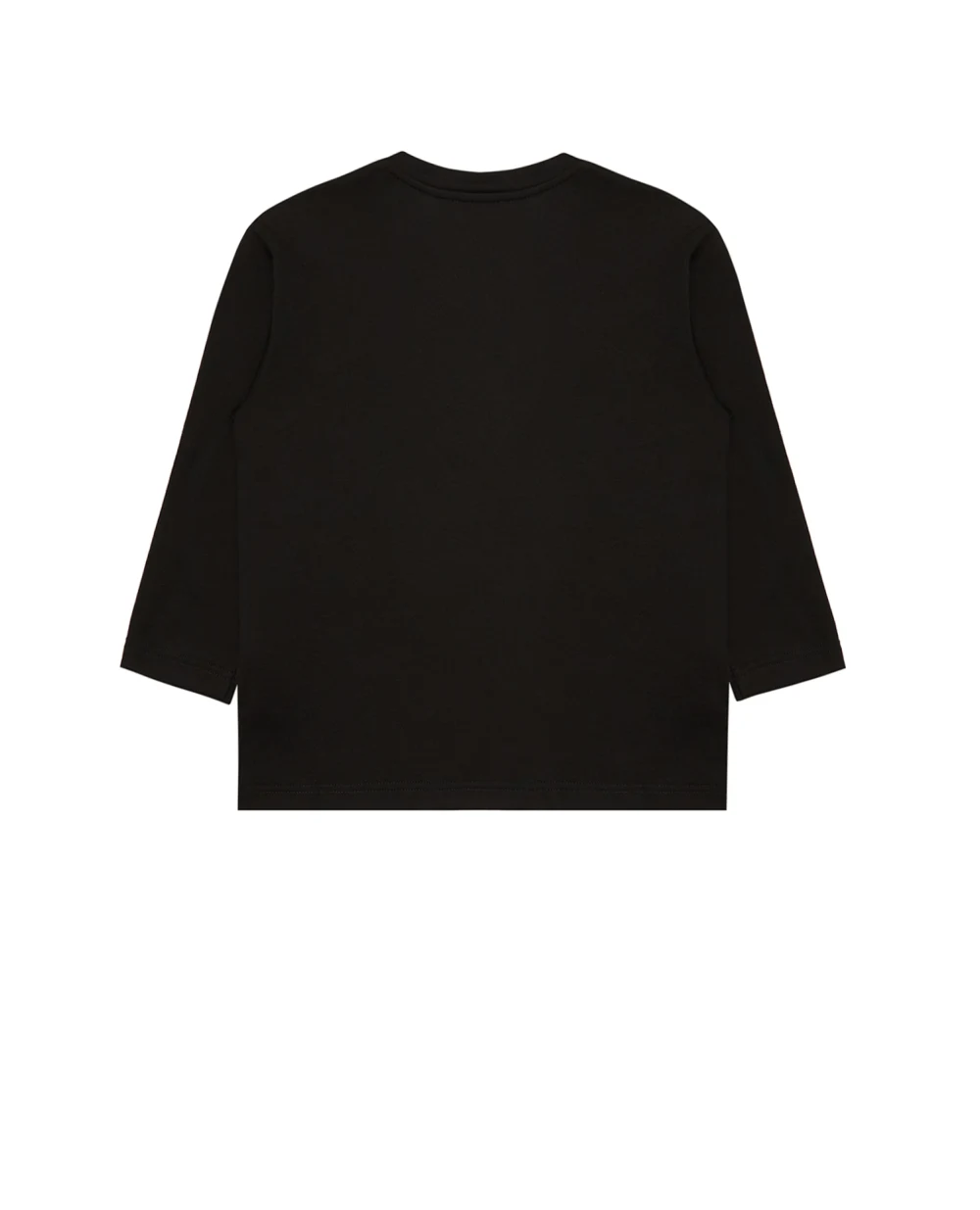 Детский лонгслив Dolce&Gabbana Kids L4JTDN-G7BFP-S, черный цвет • Купить в интернет-магазине Kameron