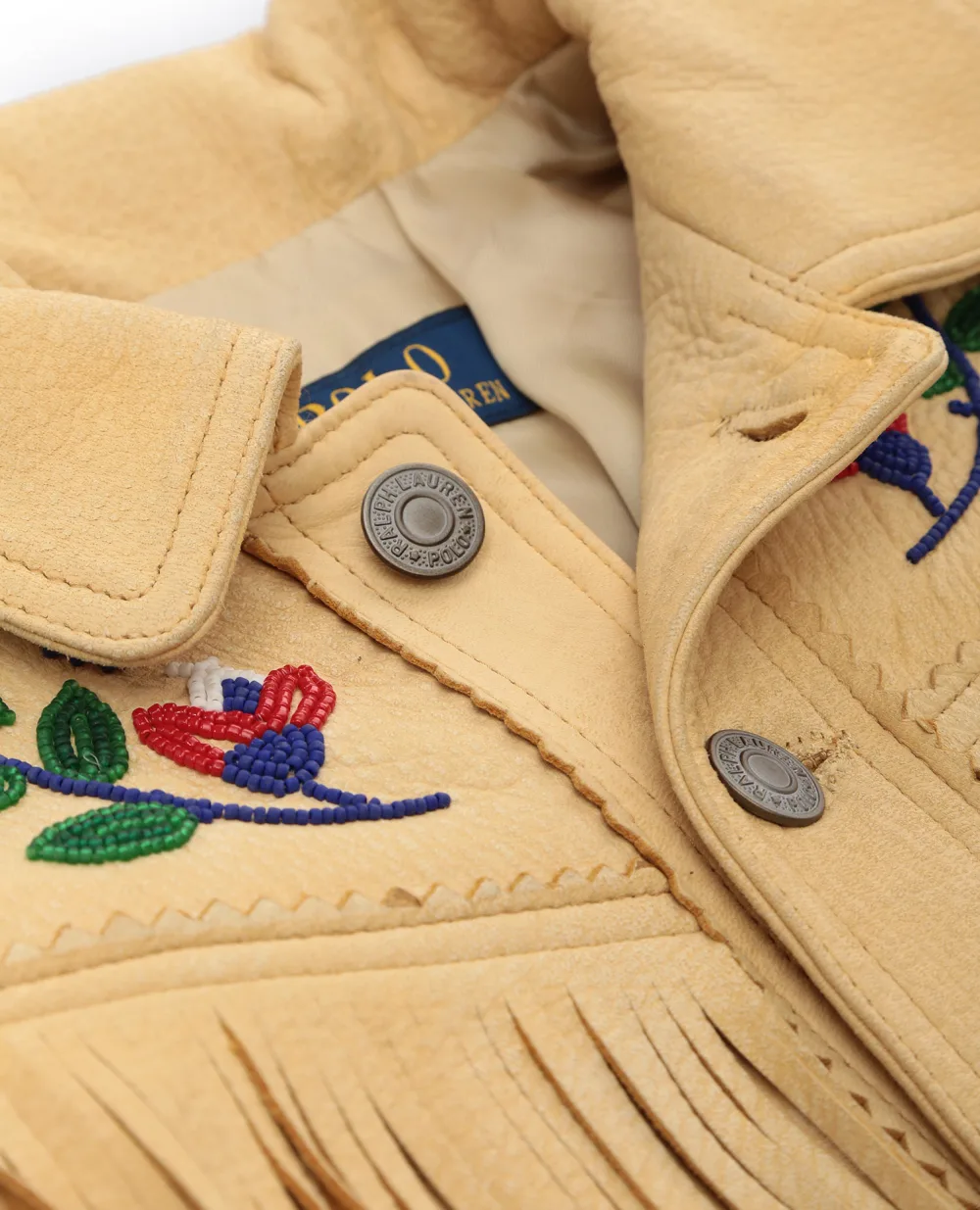 Детская кожаная куртка Polo Ralph Lauren Kids 313711900001, желтый цвет • Купить в интернет-магазине Kameron