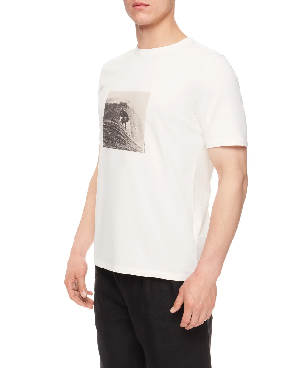 Футболка Saint Laurent 650539-Y36AH, белый цвет • Купить в интернет-магазине Kameron