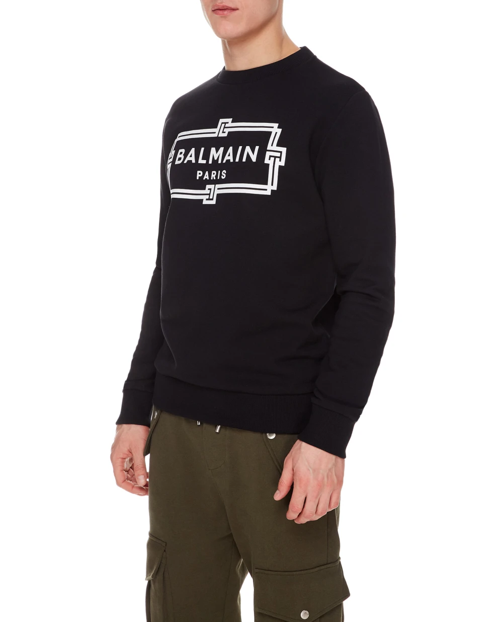 Свитшот Balmain VH0JQ040G066, черный цвет • Купить в интернет-магазине Kameron