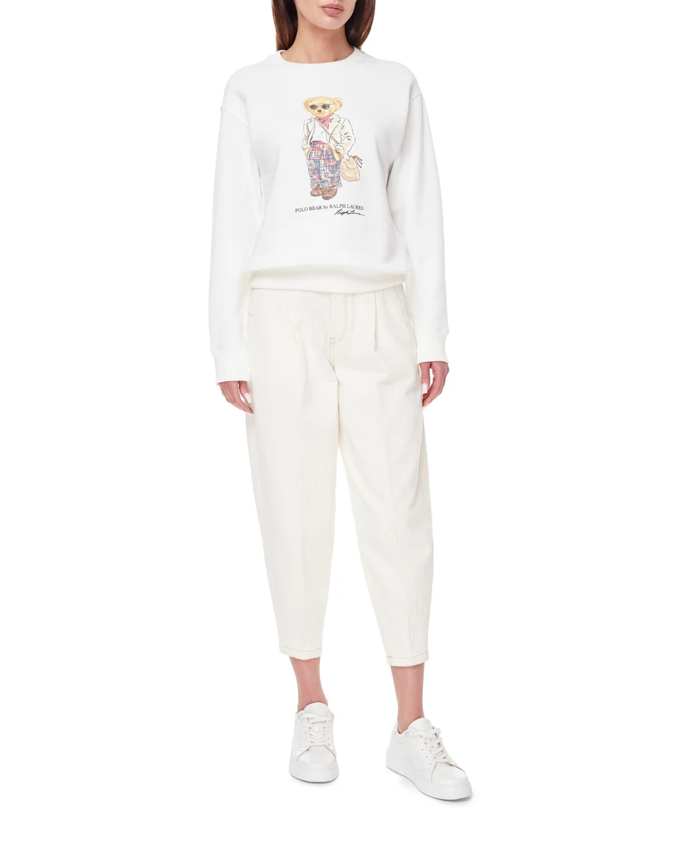 Свитшот Polo Bear Polo Ralph Lauren 211892623001, белый цвет • Купить в интернет-магазине Kameron