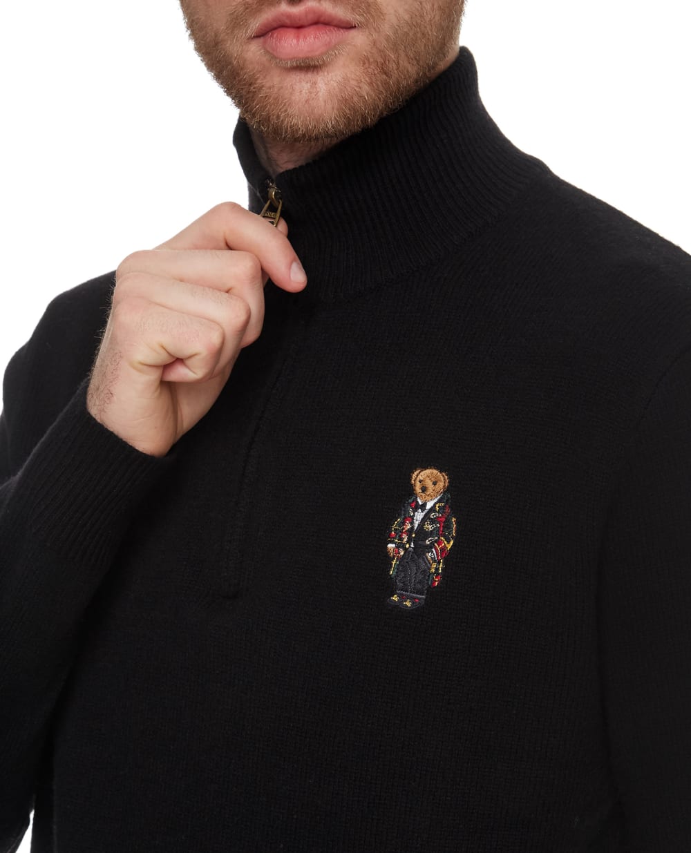 Шерстяной джемпер Polo Ralph Lauren 710810823001, черный цвет • Купить в интернет-магазине Kameron