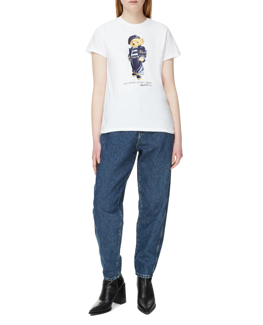 футболка Polo Ralph Lauren 211863428001, белый цвет • Купить в интернет-магазине Kameron