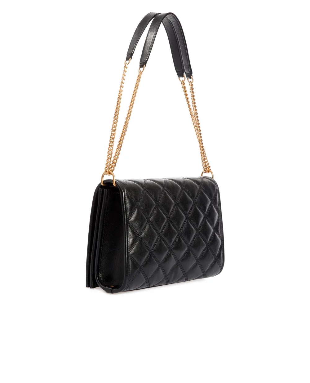 Кожаная сумка Becky Saint Laurent 650769-1D319-, черный цвет • Купить в интернет-магазине Kameron
