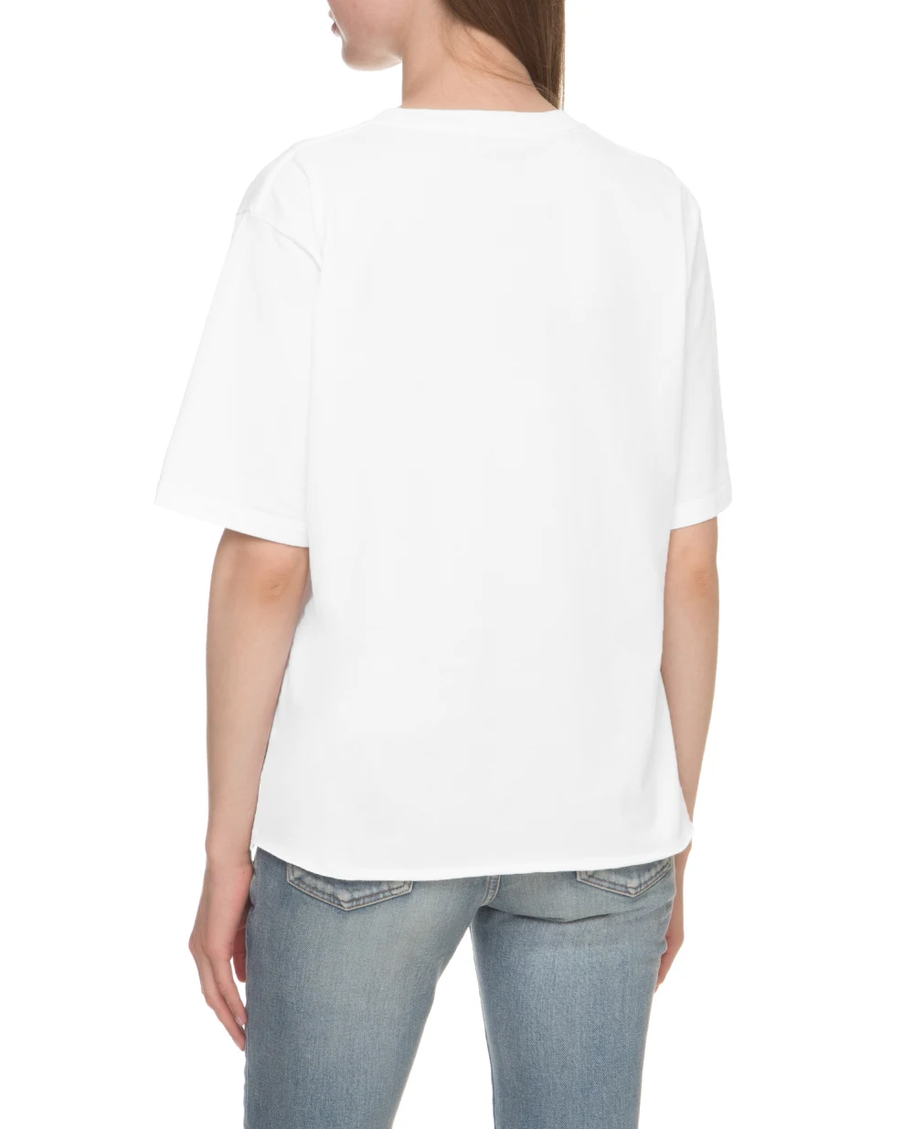 Футболка Saint Laurent 460876-YB2DQ, белый цвет • Купить в интернет-магазине Kameron