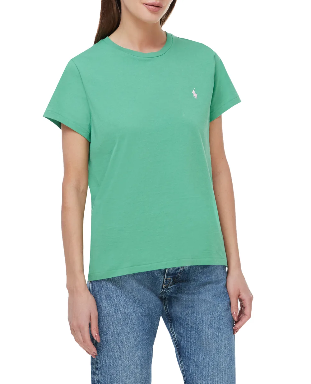 Футболка Polo Ralph Lauren 211898698002, зеленый цвет • Купить в интернет-магазине Kameron