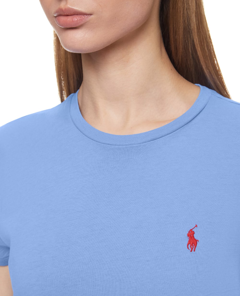 Футболка Polo Ralph Lauren 211734144043, голубой цвет • Купить в интернет-магазине Kameron