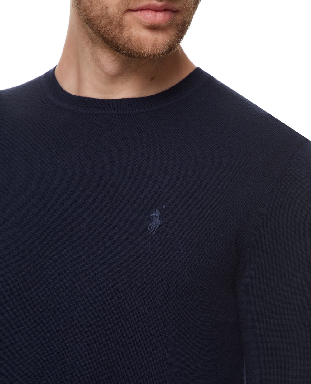 Шерстяной джемпер Polo Ralph Lauren 710714346002, синий цвет • Купить в интернет-магазине Kameron
