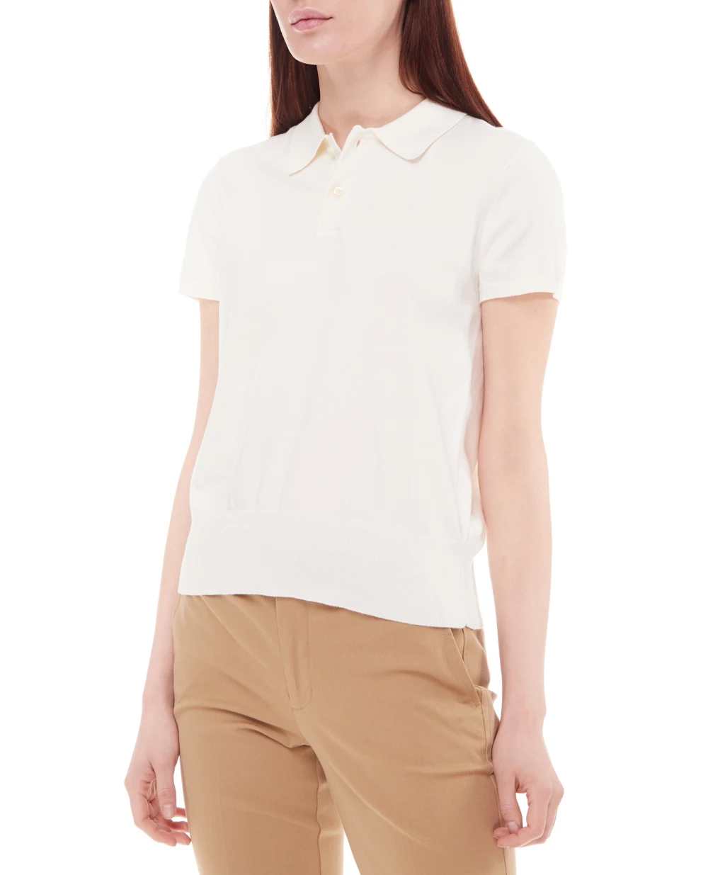 Поло Polo Ralph Lauren 211856725002, белый цвет • Купить в интернет-магазине Kameron