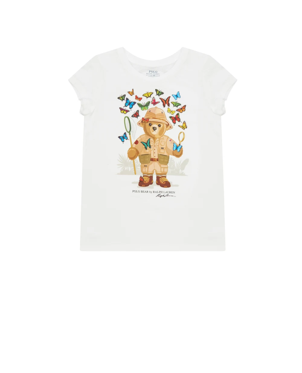 Детская футболка Polo Ralph Lauren Kids 312849754001, белый цвет • Купить в интернет-магазине Kameron