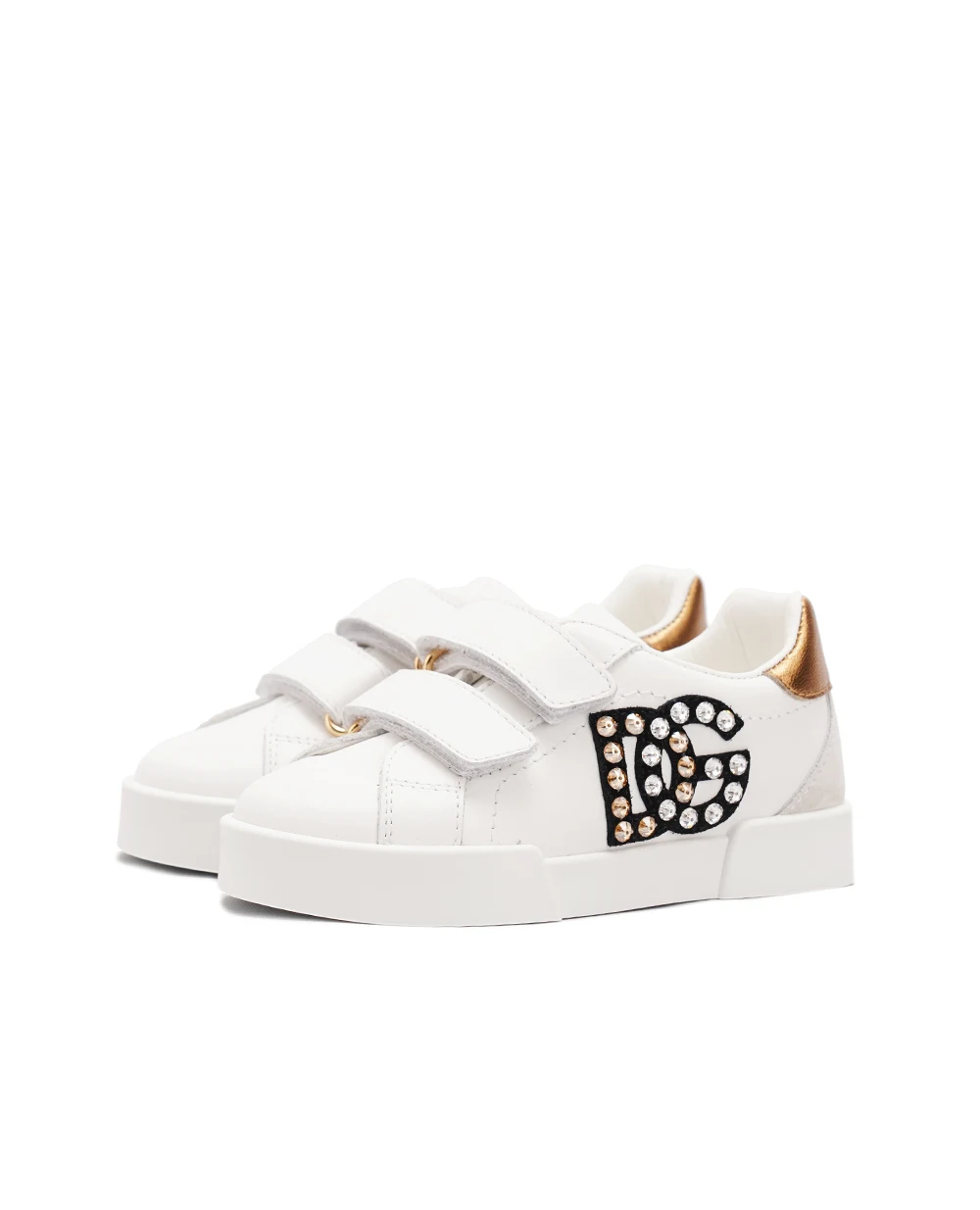 Детские кроссовки Dolce&Gabbana Kids DN0195-AA631, белый цвет • Купить в интернет-магазине Kameron