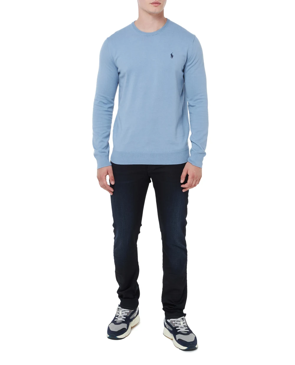 Джемпер Polo Ralph Lauren 710890558004, голубой цвет • Купить в интернет-магазине Kameron