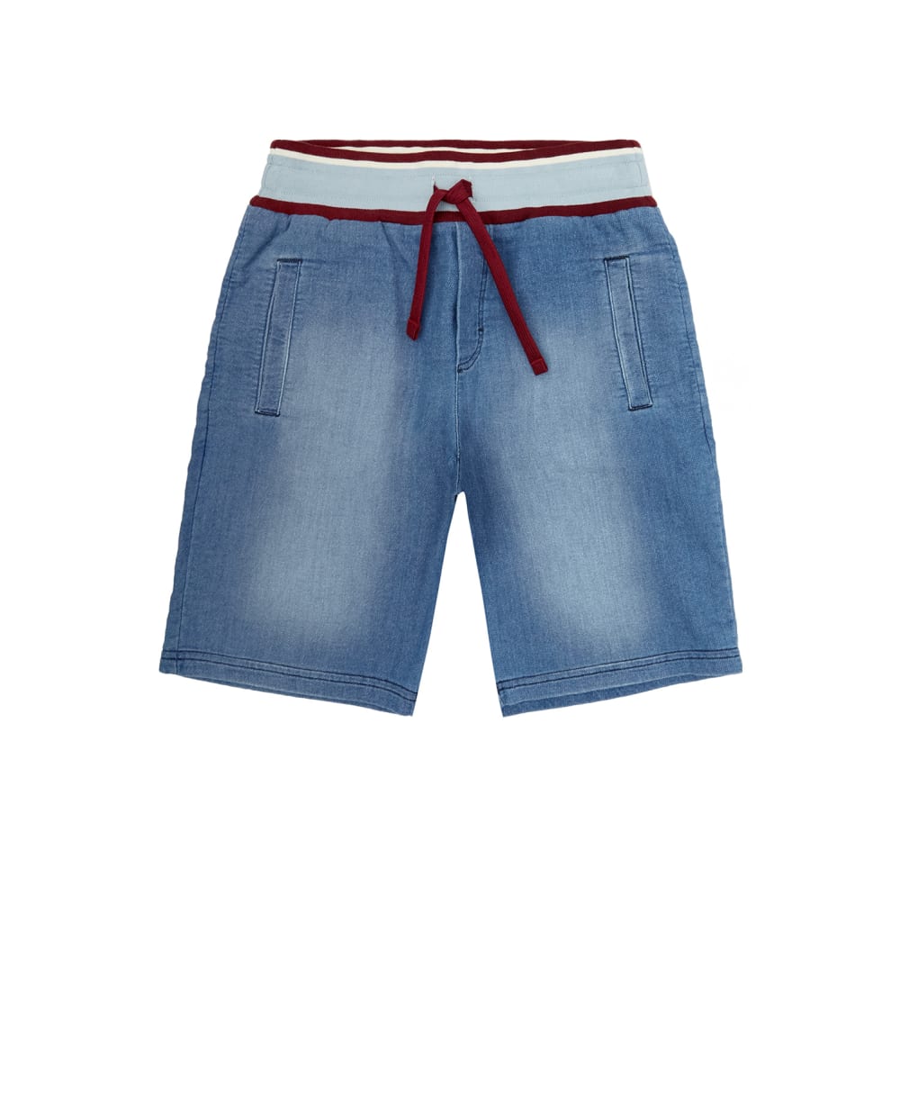 Детские шорты Dolce&Gabbana Kids L4JQD4-G7BIO-B, голубой цвет • Купить в интернет-магазине Kameron