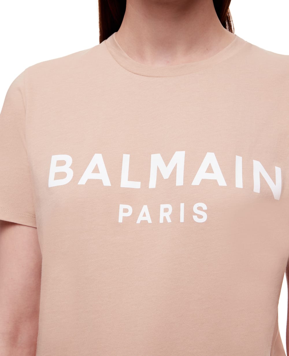 Футболка Balmain XF1EF000BB02, бежевый цвет • Купить в интернет-магазине Kameron