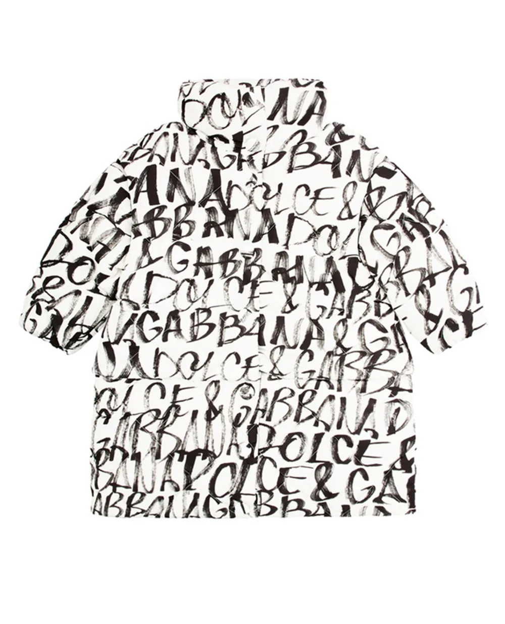 Пуховик Dolce&Gabbana Kids L5JBJW-G7BBY-B, белый цвет • Купить в интернет-магазине Kameron